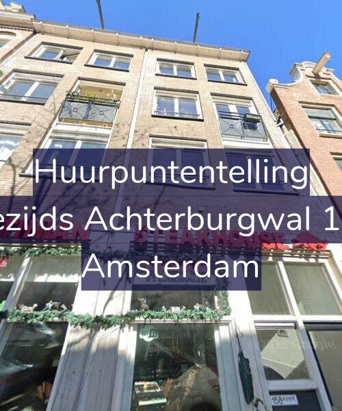 Foto gevel Huurpuntentelling voor Oudezijds Achterburgwal 158-B, Amsterdam