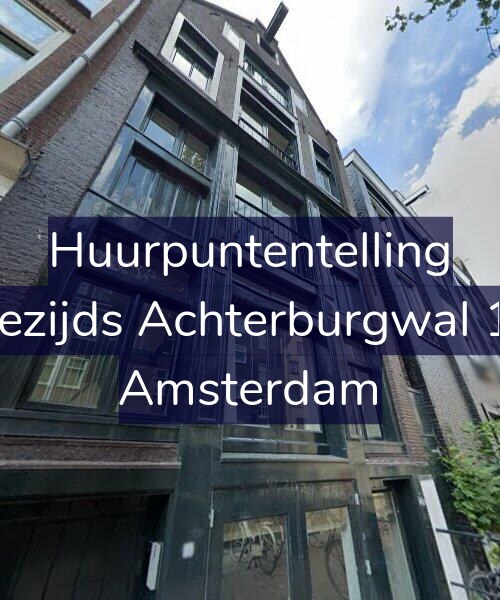 Foto gevel Huurpuntentelling voor Oudezijds Achterburgwal 14-C, Amsterdam