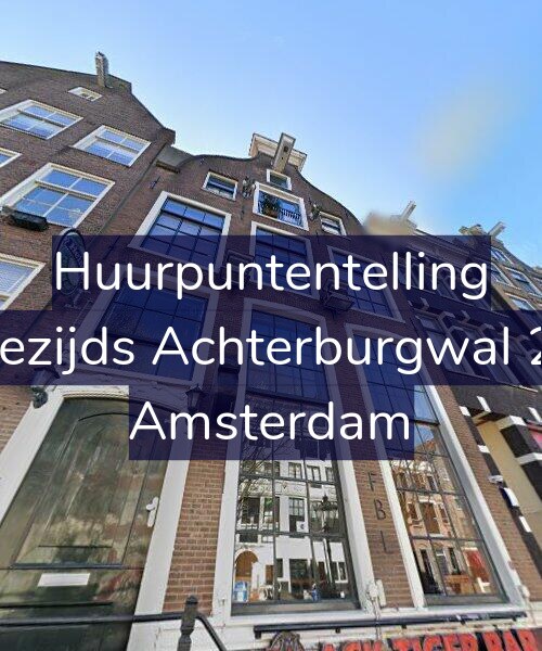 Foto gevel Huurpuntentelling voor Oudezijds Achterburgwal 23-2, Amsterdam