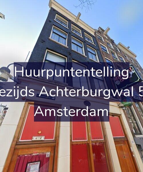 Foto gevel Huurpuntentelling voor Oudezijds Achterburgwal 59-D, Amsterdam