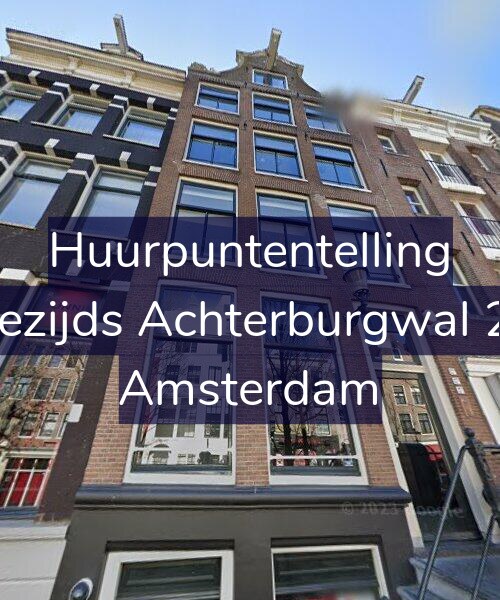 Foto gevel Huurpuntentelling voor Oudezijds Achterburgwal 27-C, Amsterdam