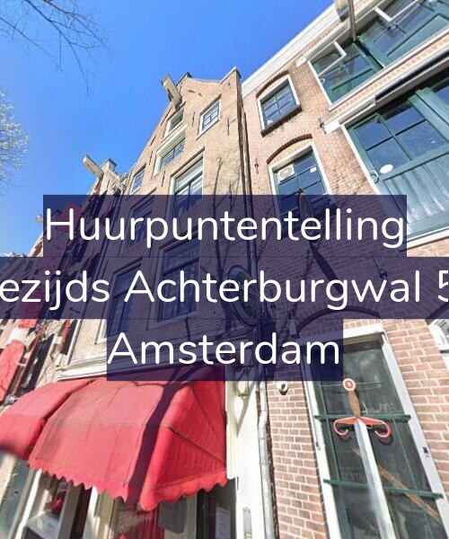 Foto gevel Huurpuntentelling voor Oudezijds Achterburgwal 50-C, Amsterdam