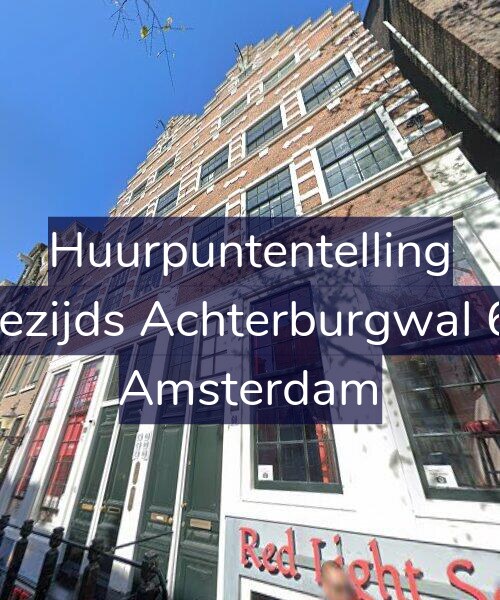 Foto gevel Huurpuntentelling voor Oudezijds Achterburgwal 60-1, Amsterdam
