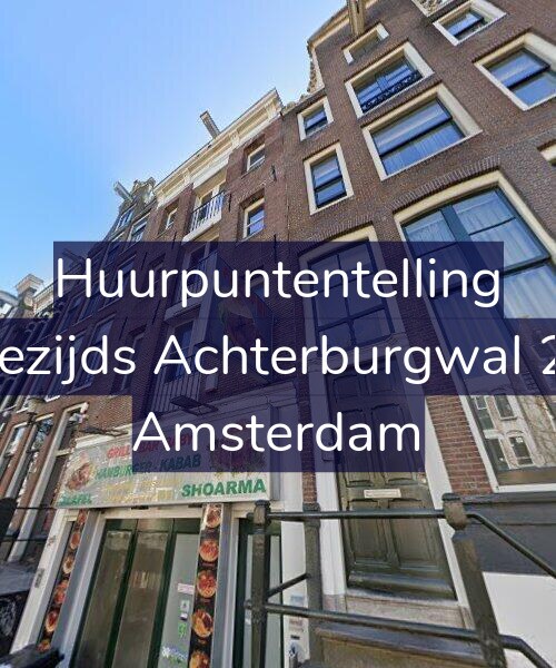 Foto gevel Huurpuntentelling voor Oudezijds Achterburgwal 29-B, Amsterdam