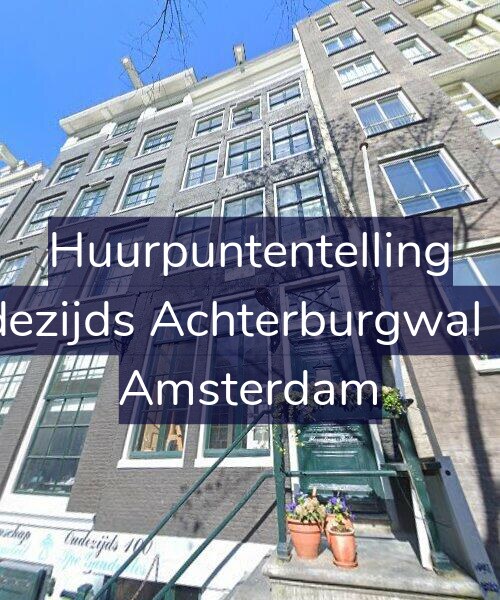 Foto gevel Huurpuntentelling voor Oudezijds Achterburgwal 100, Amsterdam