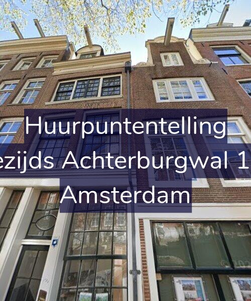 Foto gevel Huurpuntentelling voor Oudezijds Achterburgwal 191-B, Amsterdam