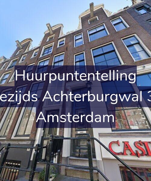 Foto gevel Huurpuntentelling voor Oudezijds Achterburgwal 33-1, Amsterdam