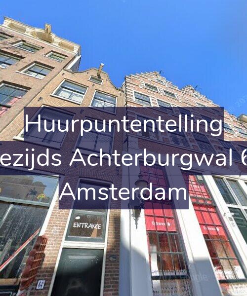 Foto gevel Huurpuntentelling voor Oudezijds Achterburgwal 62-2, Amsterdam