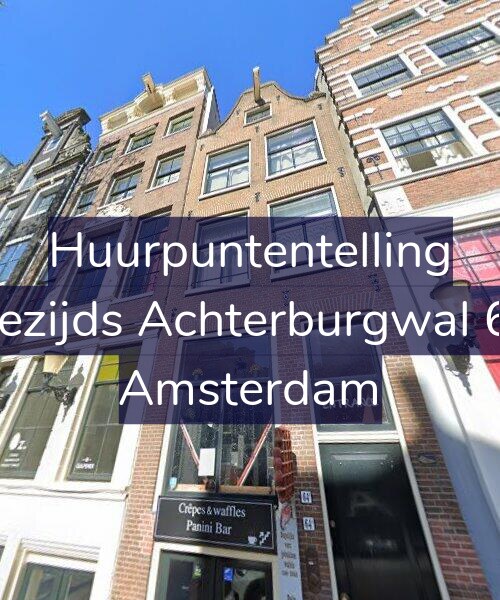 Foto gevel Huurpuntentelling voor Oudezijds Achterburgwal 64-B, Amsterdam