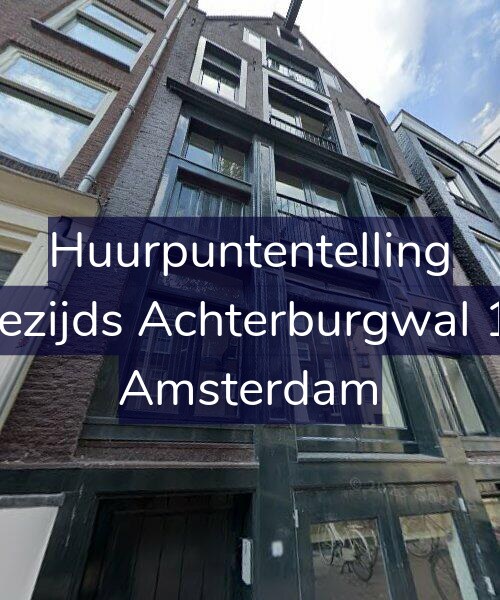 Foto gevel Huurpuntentelling voor Oudezijds Achterburgwal 14-B, Amsterdam