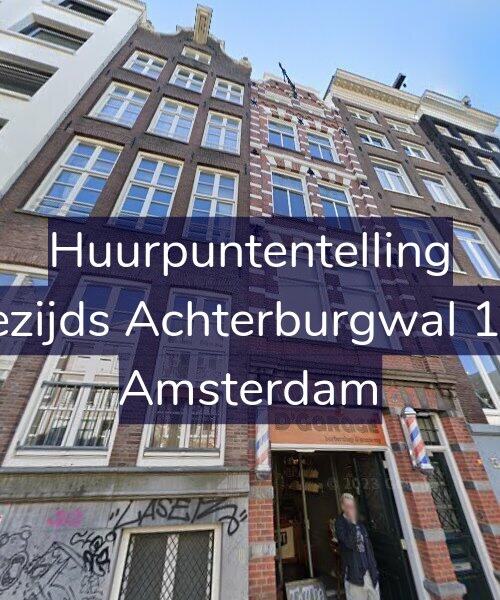 Foto gevel Huurpuntentelling voor Oudezijds Achterburgwal 145-3, Amsterdam