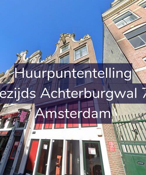 Foto gevel Huurpuntentelling voor Oudezijds Achterburgwal 74-B, Amsterdam