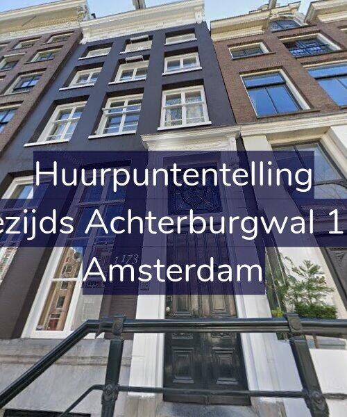 Foto gevel Huurpuntentelling voor Oudezijds Achterburgwal 173-A, Amsterdam