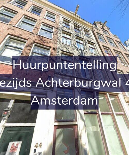 Foto gevel Huurpuntentelling voor Oudezijds Achterburgwal 42-B, Amsterdam