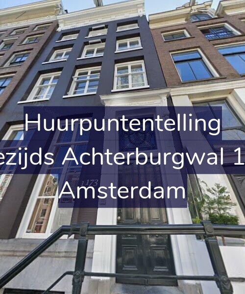 Foto gevel Huurpuntentelling voor Oudezijds Achterburgwal 173-F, Amsterdam