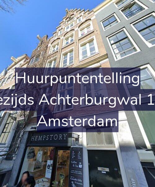 Foto gevel Huurpuntentelling voor Oudezijds Achterburgwal 142-1, Amsterdam