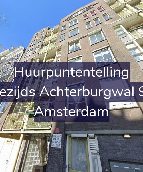 Foto gevel Huurpuntentelling voor Oudezijds Achterburgwal 92-C, Amsterdam