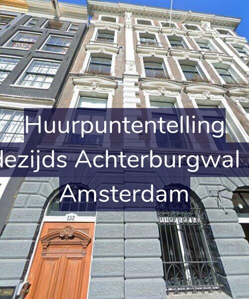Foto gevel Huurpuntentelling voor Oudezijds Achterburgwal 132, Amsterdam