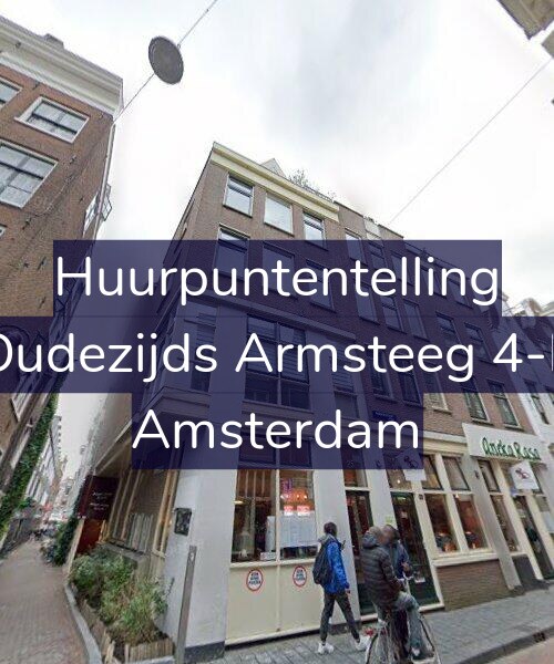 Foto gevel Huurpuntentelling voor Oudezijds Armsteeg 4-K, Amsterdam