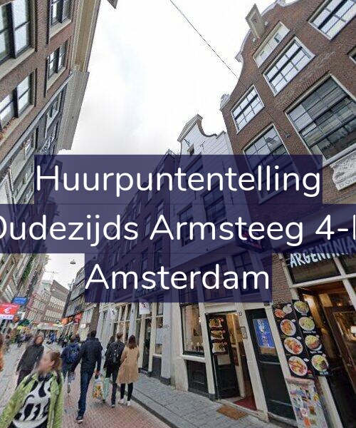 Foto gevel Huurpuntentelling voor Oudezijds Armsteeg 4-B, Amsterdam