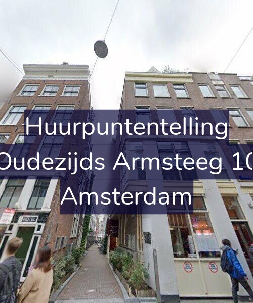 Foto gevel Huurpuntentelling voor Oudezijds Armsteeg 10, Amsterdam