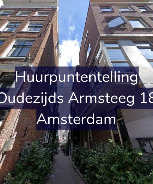 Foto gevel Huurpuntentelling voor Oudezijds Armsteeg 18, Amsterdam