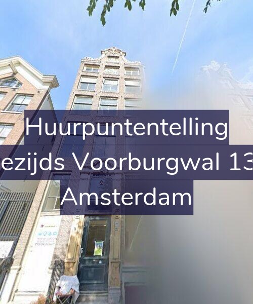 Foto gevel Huurpuntentelling voor Oudezijds Voorburgwal 134-B, Amsterdam