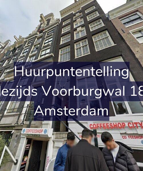 Foto gevel Huurpuntentelling voor Oudezijds Voorburgwal 187-F, Amsterdam