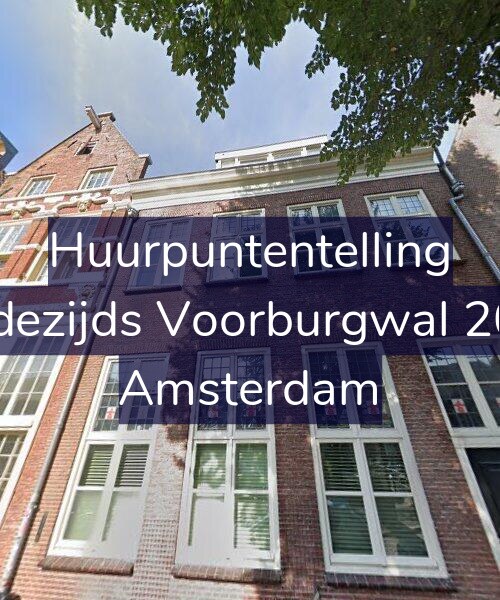 Foto gevel Huurpuntentelling voor Oudezijds Voorburgwal 20-A, Amsterdam