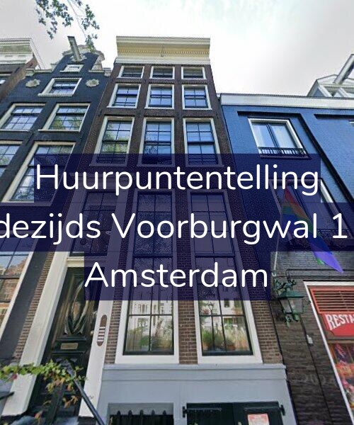 Foto gevel Huurpuntentelling voor Oudezijds Voorburgwal 11-C, Amsterdam