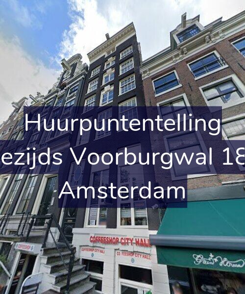 Foto gevel Huurpuntentelling voor Oudezijds Voorburgwal 189-B, Amsterdam