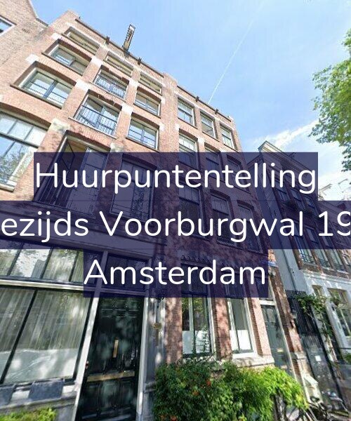 Foto gevel Huurpuntentelling voor Oudezijds Voorburgwal 198-A, Amsterdam