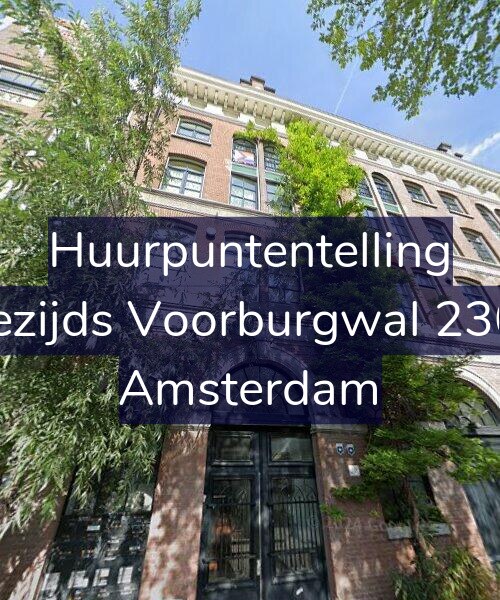 Foto gevel Huurpuntentelling voor Oudezijds Voorburgwal 230-C5, Amsterdam