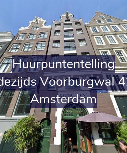 Foto gevel Huurpuntentelling voor Oudezijds Voorburgwal 42-B, Amsterdam