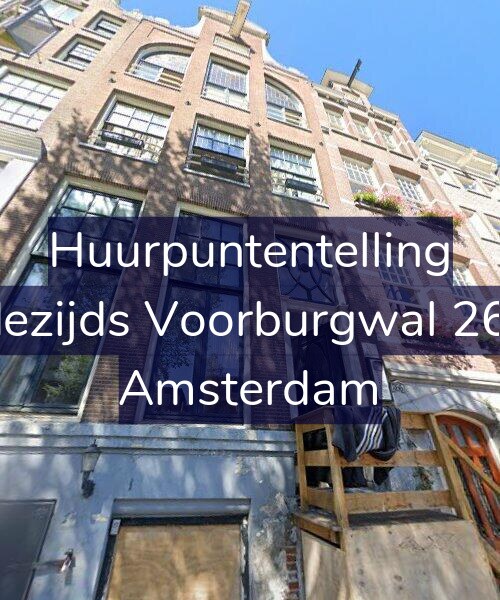 Foto gevel Huurpuntentelling voor Oudezijds Voorburgwal 266-E, Amsterdam