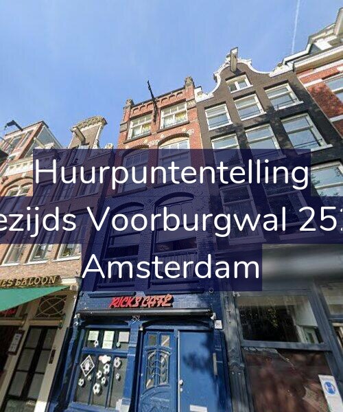 Foto gevel Huurpuntentelling voor Oudezijds Voorburgwal 252-1A, Amsterdam