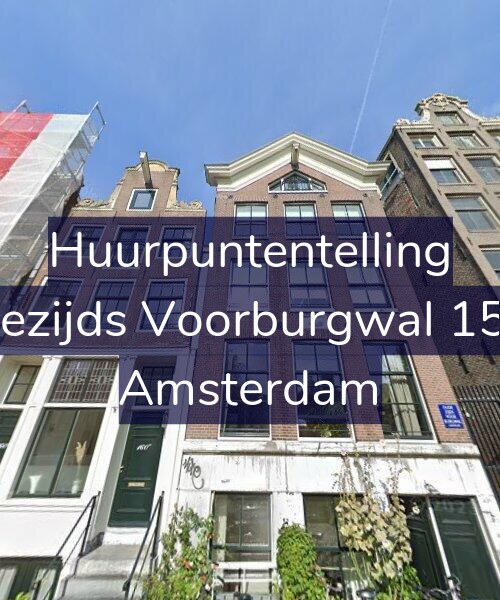 Foto gevel Huurpuntentelling voor Oudezijds Voorburgwal 158-A, Amsterdam