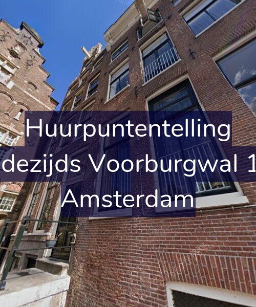 Foto gevel Huurpuntentelling voor Oudezijds Voorburgwal 1-C, Amsterdam