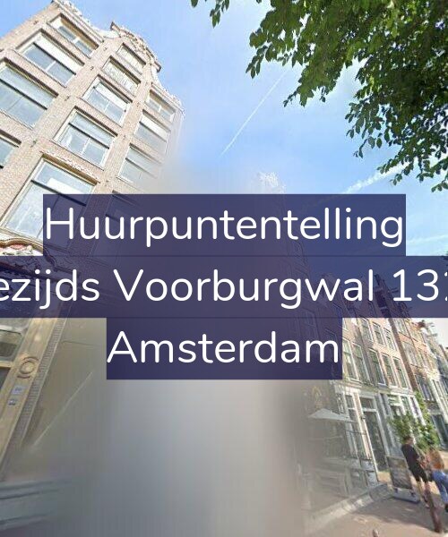 Foto gevel Huurpuntentelling voor Oudezijds Voorburgwal 132-3A, Amsterdam