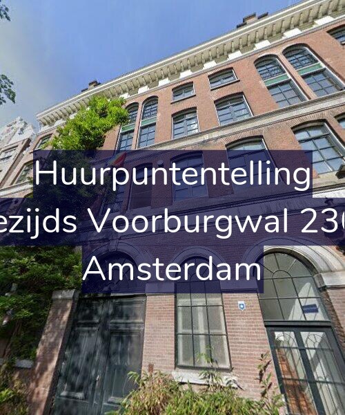 Foto gevel Huurpuntentelling voor Oudezijds Voorburgwal 230-A6, Amsterdam