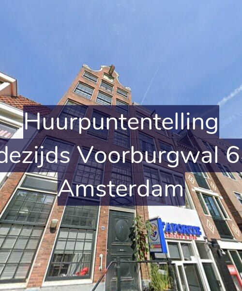 Foto gevel Huurpuntentelling voor Oudezijds Voorburgwal 64-2, Amsterdam