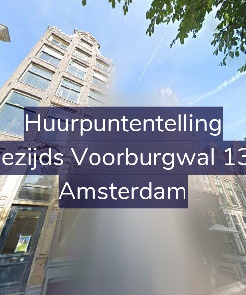 Foto gevel Huurpuntentelling voor Oudezijds Voorburgwal 132-4, Amsterdam