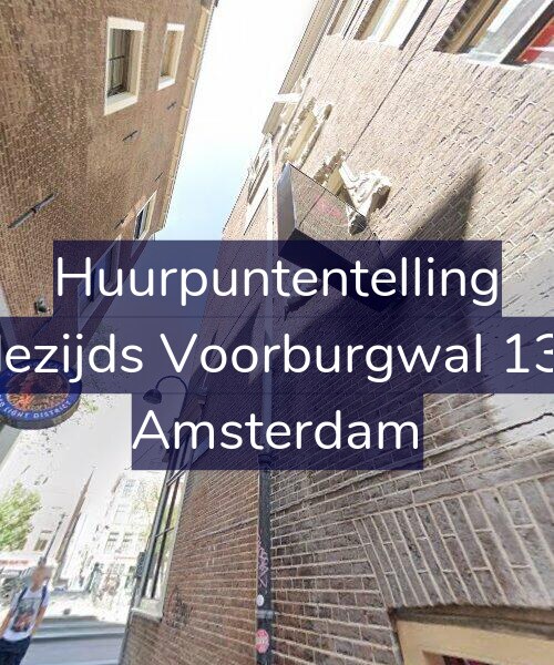 Foto gevel Huurpuntentelling voor Oudezijds Voorburgwal 135-2, Amsterdam