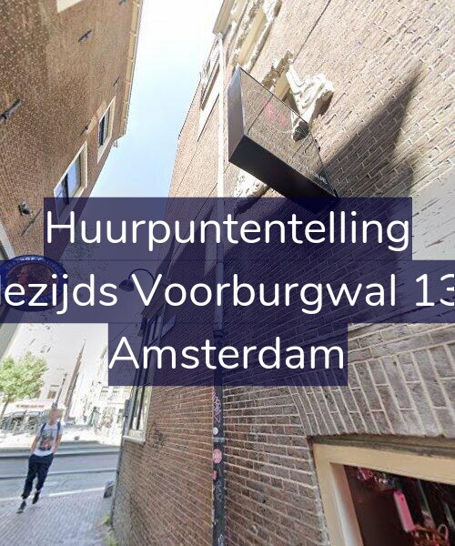 Foto gevel Huurpuntentelling voor Oudezijds Voorburgwal 135-1, Amsterdam
