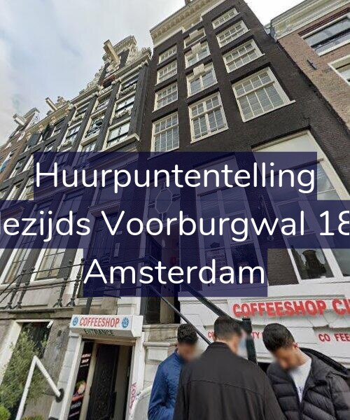 Foto gevel Huurpuntentelling voor Oudezijds Voorburgwal 187-E, Amsterdam