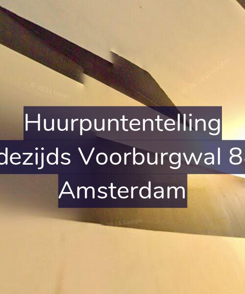 Foto gevel Huurpuntentelling voor Oudezijds Voorburgwal 88-1, Amsterdam