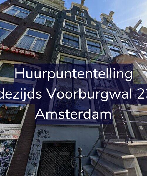 Foto gevel Huurpuntentelling voor Oudezijds Voorburgwal 23-B, Amsterdam