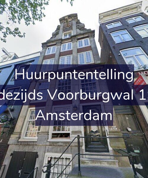 Foto gevel Huurpuntentelling voor Oudezijds Voorburgwal 19-1, Amsterdam