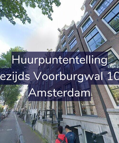 Foto gevel Huurpuntentelling voor Oudezijds Voorburgwal 101-D, Amsterdam