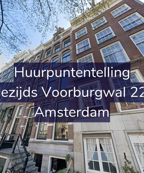 Foto gevel Huurpuntentelling voor Oudezijds Voorburgwal 221-4, Amsterdam